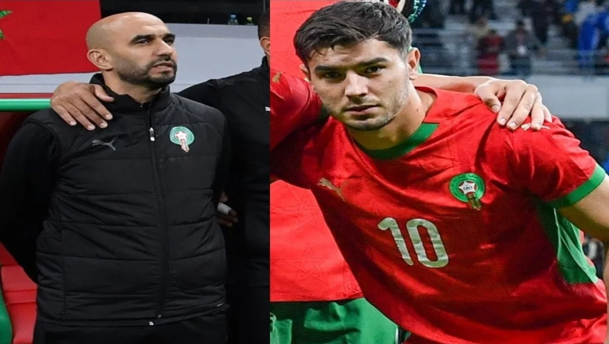 الركراكي وإبراهيم دياز