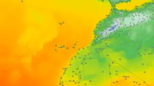 انخفاض في درجات الحرارة بالمغرب