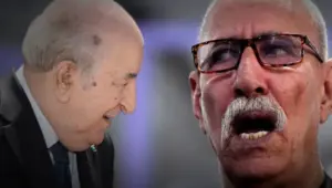 زعيم البوليساريو الرئيس الجزائري