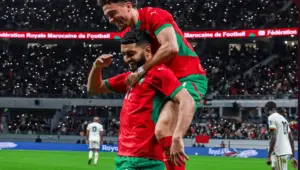 الصيباري لاعب المنتخب المغربي/ المصدر: MAP