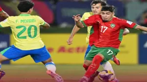 المنتخب المغربي أمام البرازيل