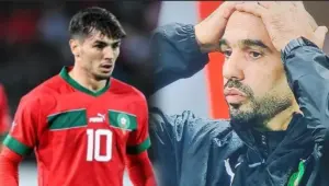 وليد الركراكي وإبراهيم دياز