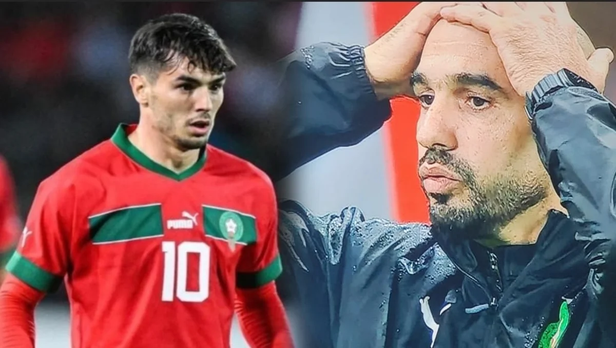 وليد الركراكي وإبراهيم دياز