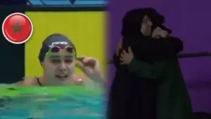 إيمان البارودي لحظة فوزها بالسباق