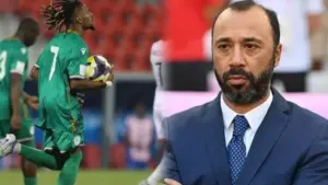 جزر القمر تتأهل لمواجهة المغرب وفي الصورة طارق السكتيوي