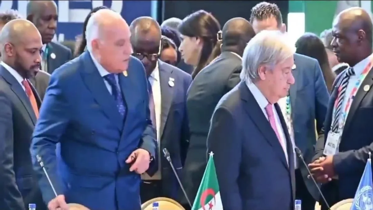 صفعة غوتيريش اتجاه أحمد عطاف بسبب الصحراء المغربية