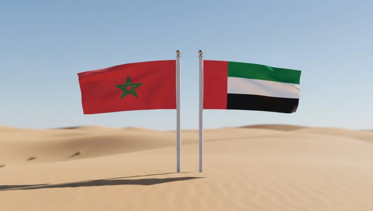 علمي المغرب والإمارات