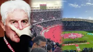 مدرب جنوب إفريقيا وملاعب المغرب