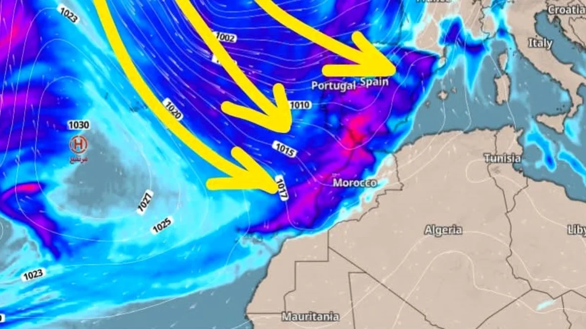 منخفض جوي أطلسي ضخم يلوح في الأفق