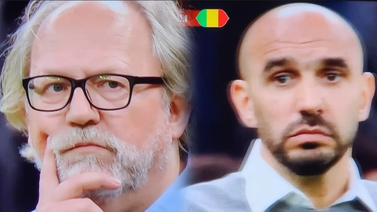 وليد الركراكي ومدرب منتخب مالي