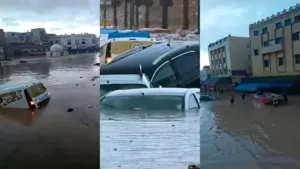 فيضانات آسفي / المصدر: مواقع التواصل الاجتماعي