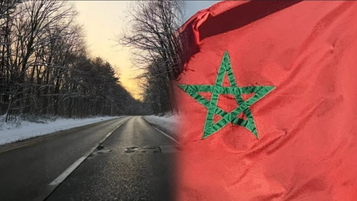 الثلوج تتساقط بكثافة في المغرب