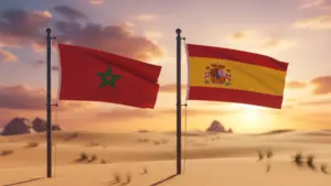 علمي المغرب وإسبانيا