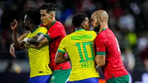 لقاء سابق جمع المنتخب المغربي والبرازيل