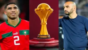 الركراكي وأشرف حكيمي وكأس افريقيا 2025