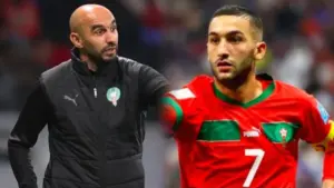 حكيم زياش ووليد الركراكي