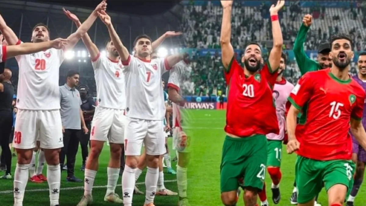 نهائي كأس العرب بين المغرب والأردن