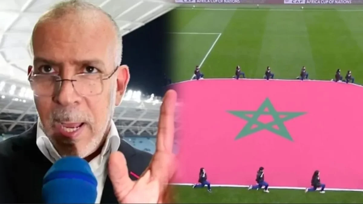 حفيظ دراجي والعلم المغربي