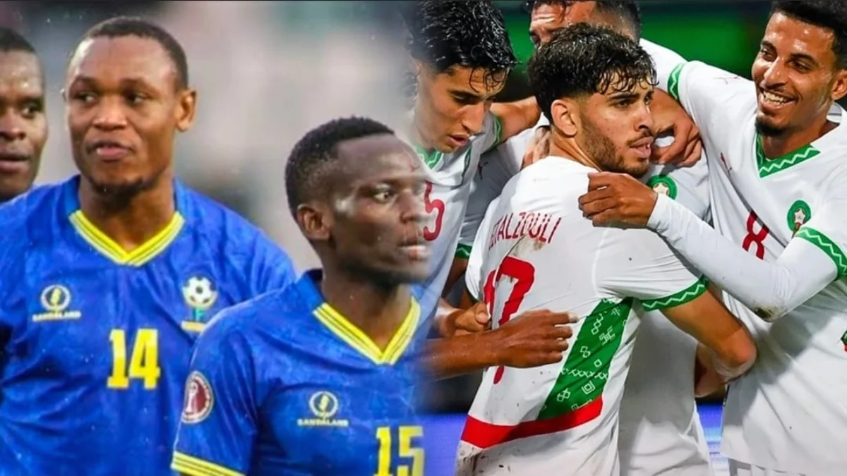 المنتخب المغربي وتنزانيا