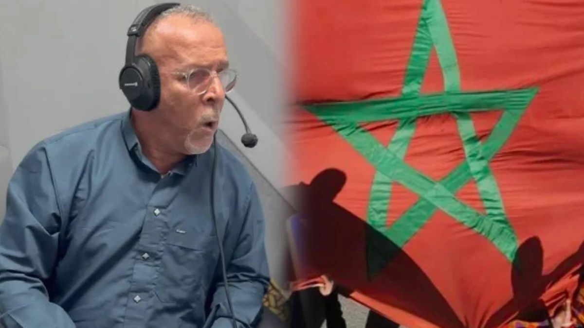 حفيظ دراجي وعلم المغرب