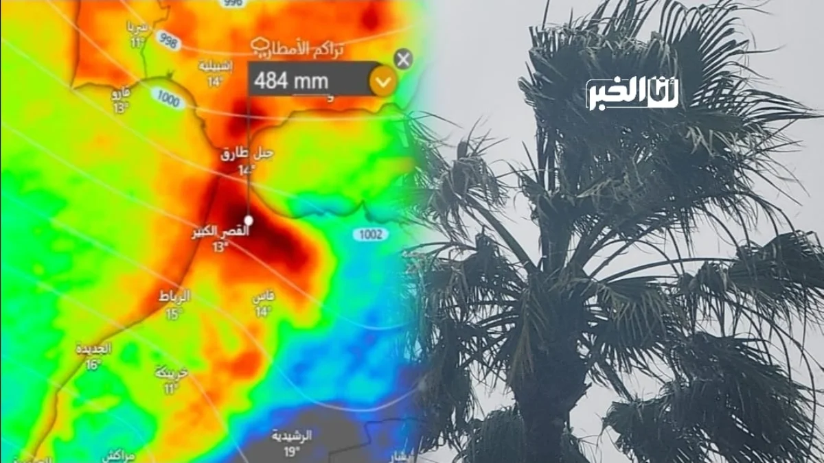 خرائط الضغط تشير إلى أمطار قوية بالمغرب