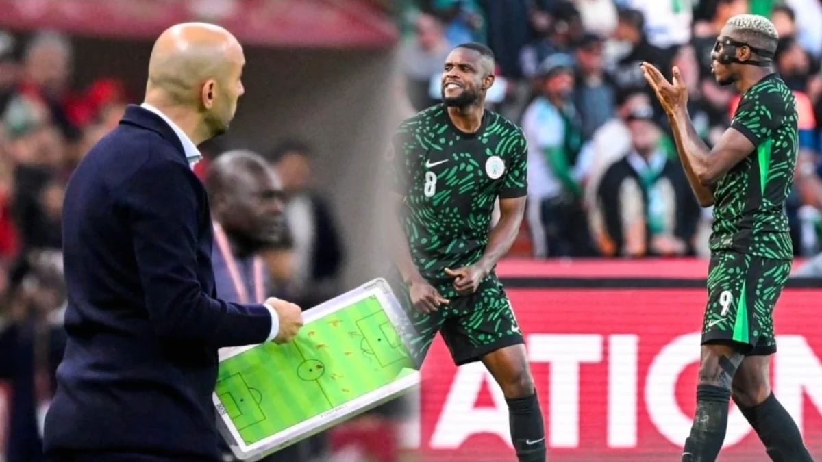 الركراكي مدرب المنتخب المغربي ونيجيريا