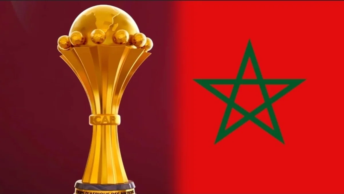 كأس إفريقيا وعلم المغرب
