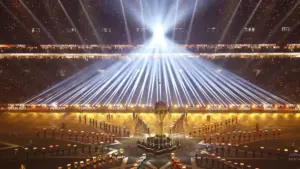 لقطة من افتتاح كأس أفريقيا بالمغرب