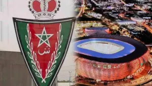 شعار الأمن الوطني وملعب الرباط