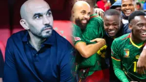 الكاميرون ومدرب المغرب وليد الركراكي