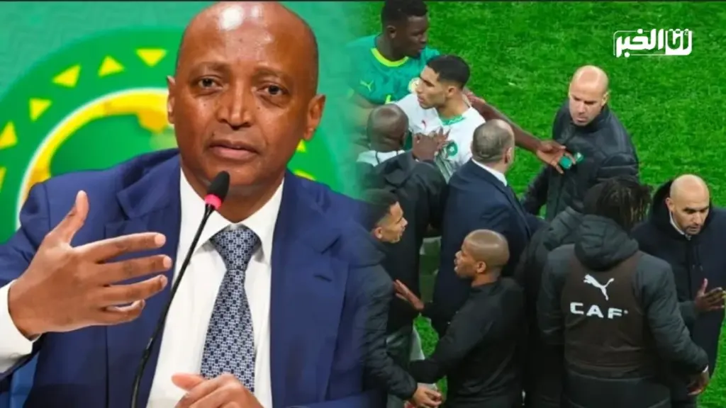 رئيس الكاف وأحداث مهائي كاس أفريقيا 2025