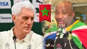 وزير الرياضة الجنوب أفريقي ومدرب منتخب بلاده