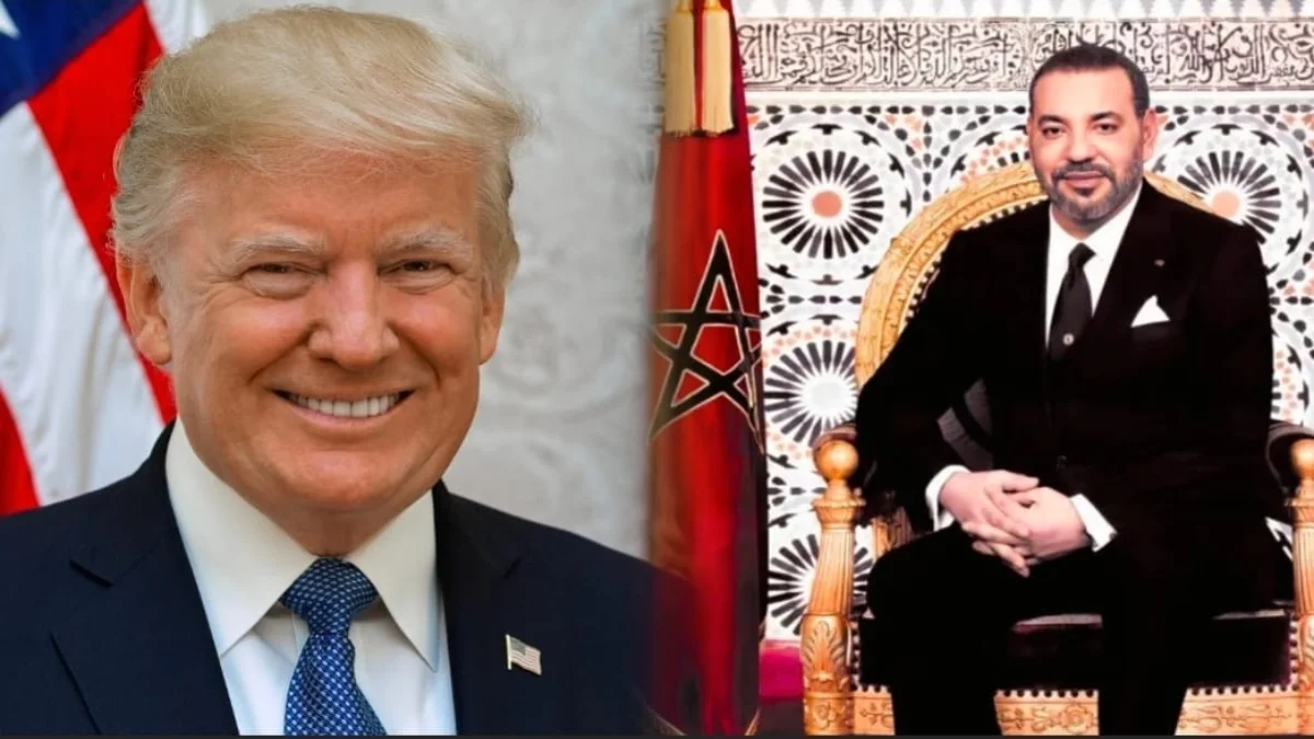الملك محمد السادس وترامب