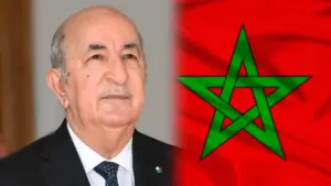 عبد المجيد تبون وعلم المغرب