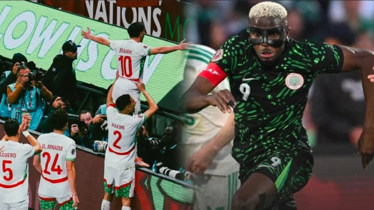 المنتخب المغربي والنجيري