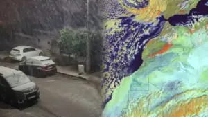 الثلوج في وجدة