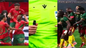 المنتخب المغربي والكاميرون والتحكيم