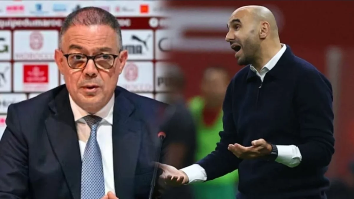 فوزي لقجع ووليد الركراكي