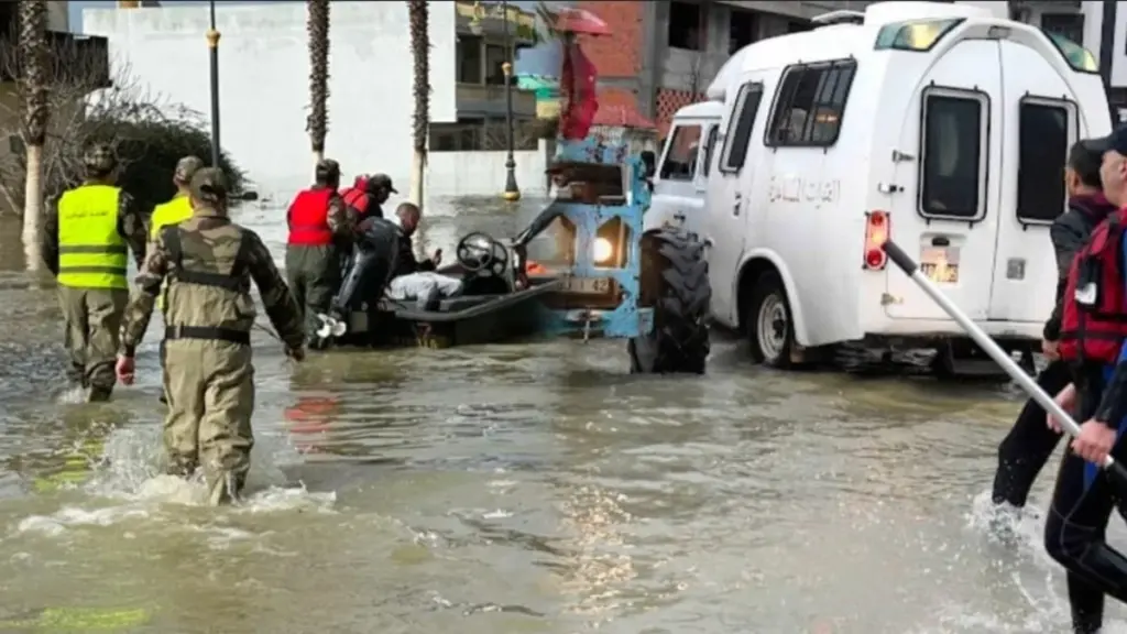 فيضانات القصر الكبير (تصوير: هسبريس)