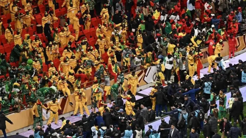 شغب جمهور السنغال في نهائي كأس أفريقيا 2025