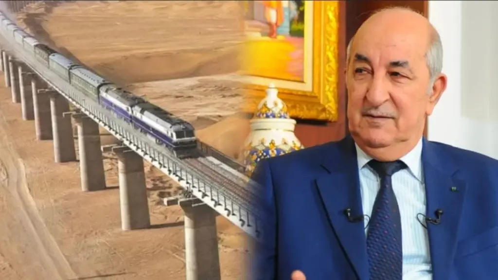 سكة بشار–تندوف والرئيس الجزائري