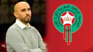 شعار الجامعة الملكية ووليد الركراكي