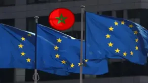 الاتحاد الأوروبي وعلم المغرب