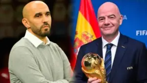 وليد الركراكي ورئيس فيفا