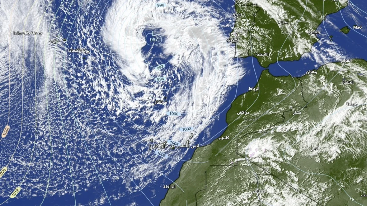 الأرصاد الجوية تحذر من أمطار بالمغرب
