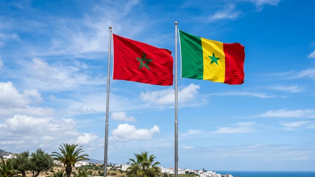 علمي المغرب والسنغال