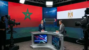 علمي المغرب ومصر في برنامج تلفزيوني ـ صورة تعبيرية ـ