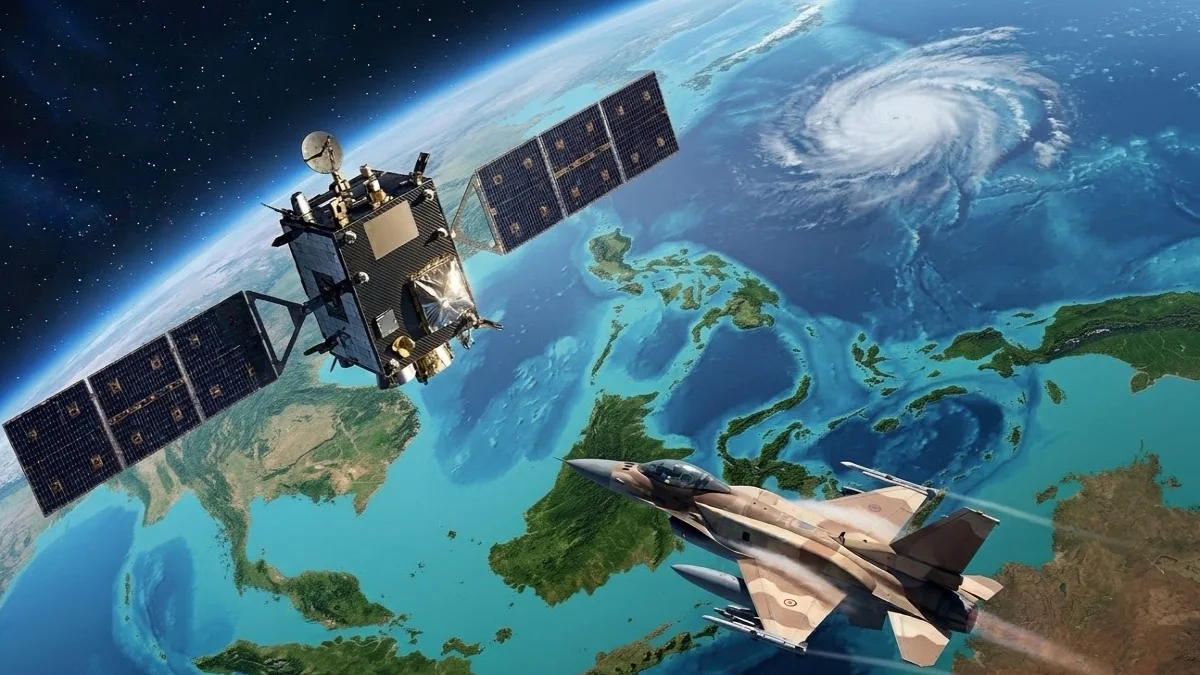 فيديو يزعم خداع الأقمار الصناعية بطائرات مرسومة