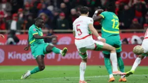 من مباراة المغرب والسنغال