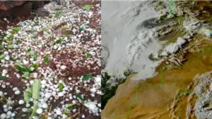 عواصف رعدية عنيفة تضرب أزيلال وتارودانت